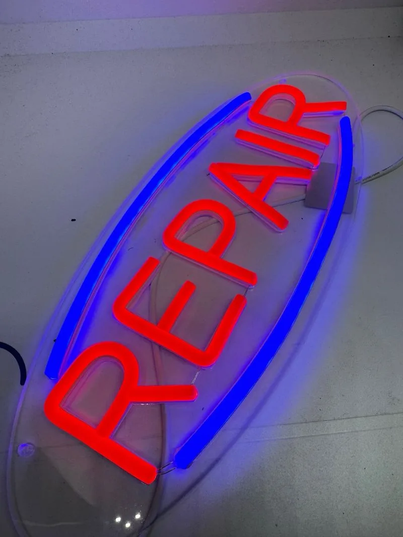 Letrero neón Led Moderno Repair