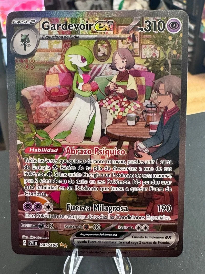 Carta Pokémon Gardevoir ex 245/198 SV01 ESP
