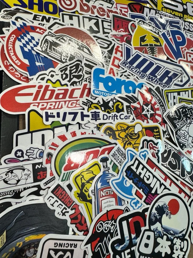 124 Pegatinas Racing JDM Coches y Moto