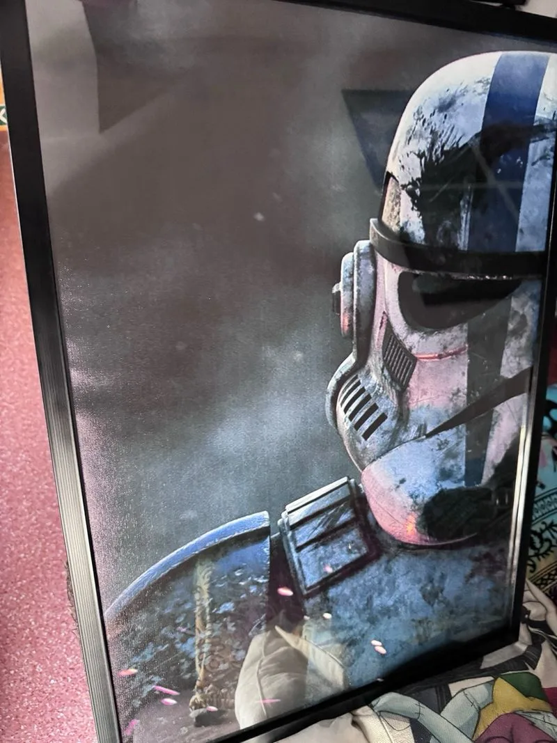 Star Wars Clone wars Poster de 50x70 enmarcado