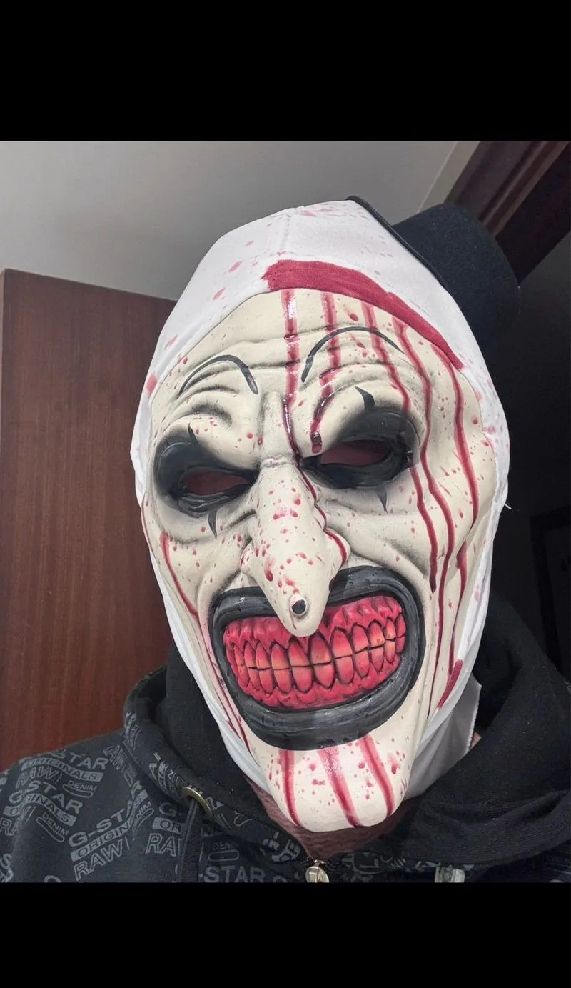 Máscara Art the Clown Terrifier Payaso Terror