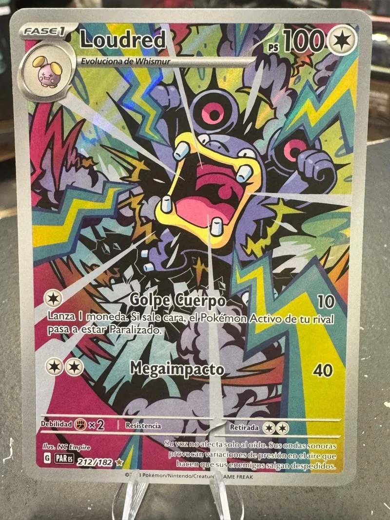 Loudred 212/182 Pokemon Arte España