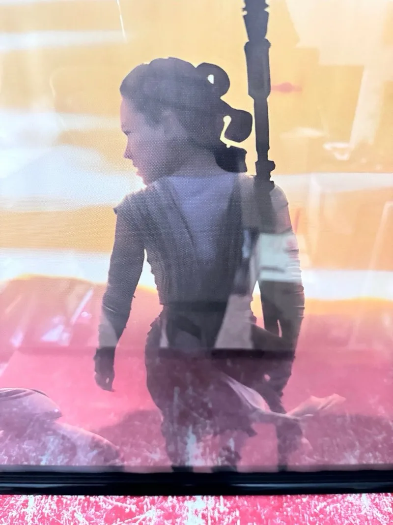 Star Wars poster Rey BB-8 Cazas Tie 50x70 cm