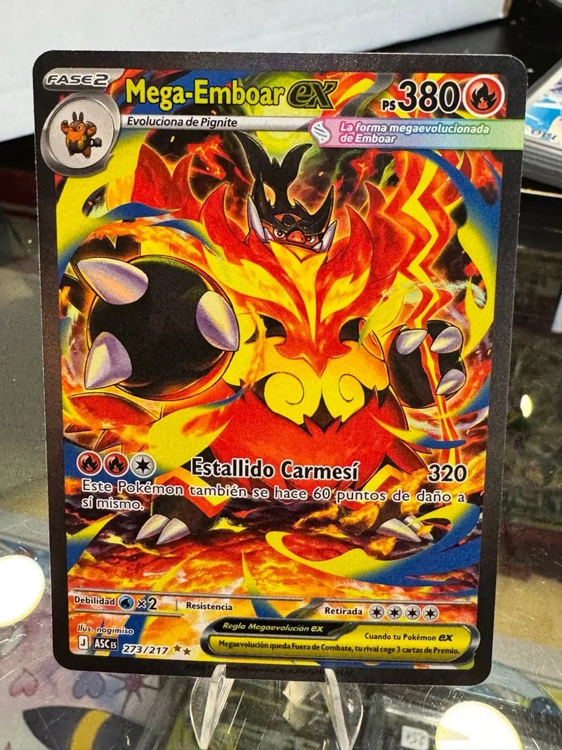 Mega-Emboar EX 273/217 Pokemon 🇪🇸