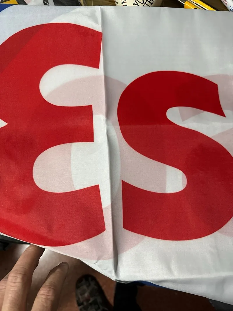 Bandera logo Publicidad Esso de 150x90