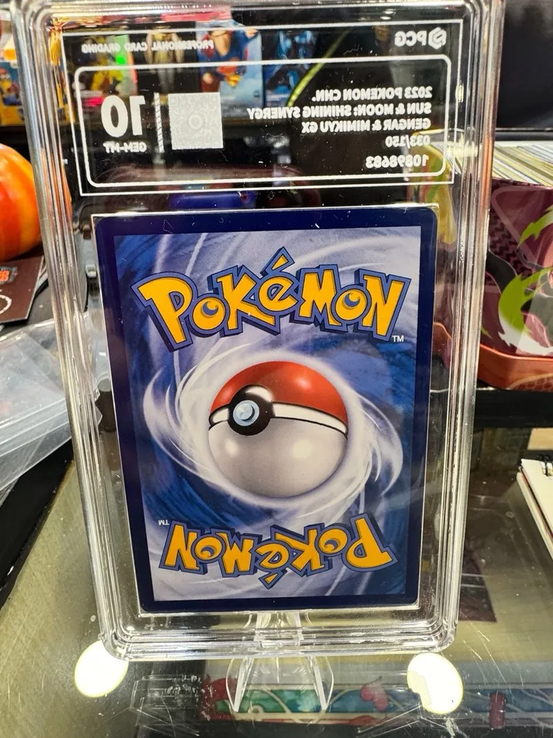 Pokémon Gengar & Mimikyu GX 33/150 sol y luna 🇨🇳