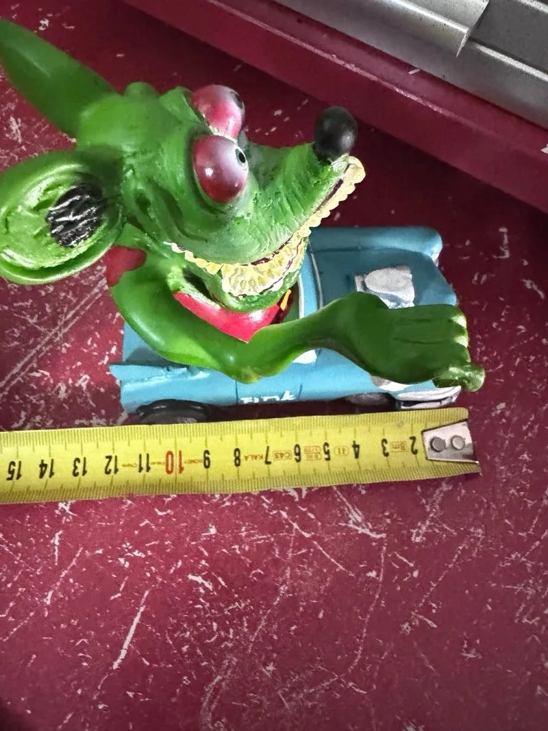 Figura de resina Rat Fink Ed roth Hot rod