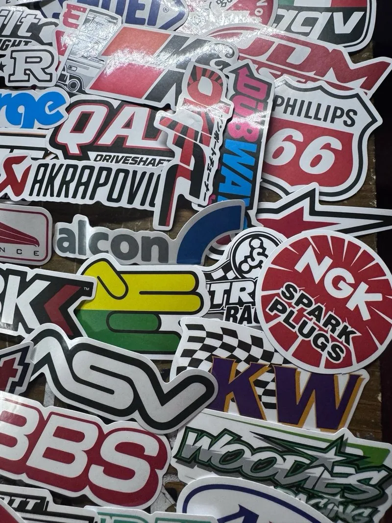 120 Pegatinas Racing Coches y Motos