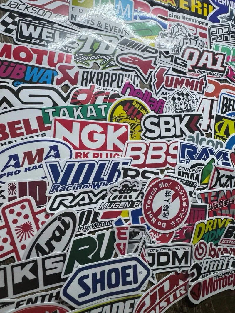 120 Pegatinas estilo Racing para Coches y Motos