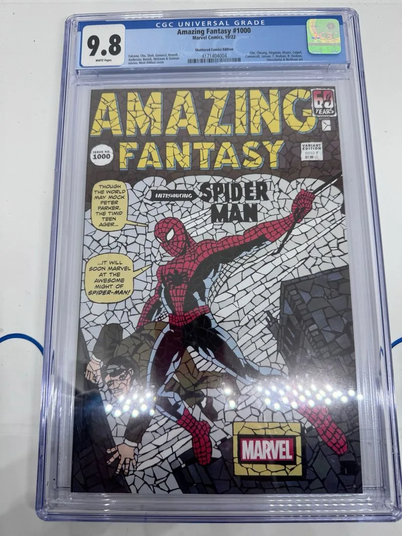 Amazing Fantasy #1000 Cgc 9.8 Spiderman