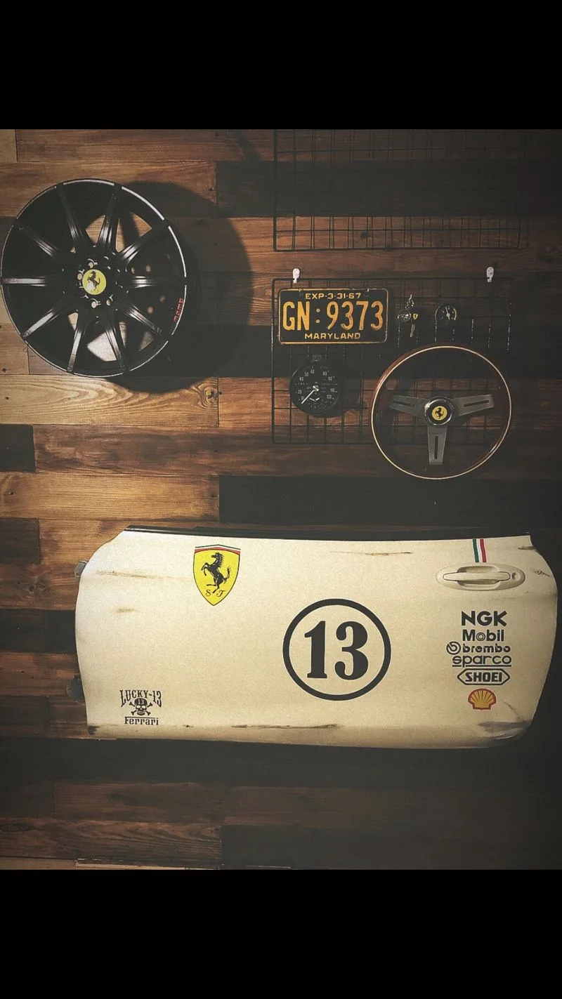 Puertas de coche tematizadas ferrari Racing