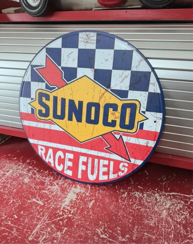 Chapa Metálica Sunoco Race Fuels