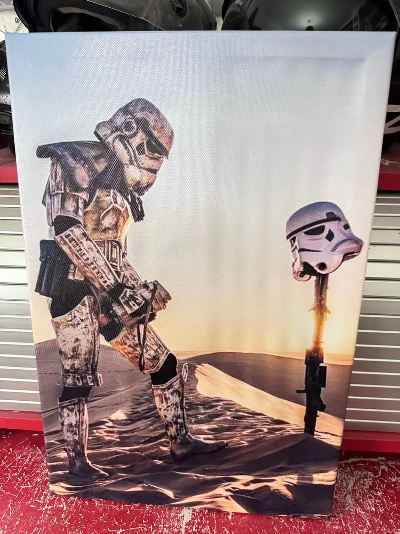 Star Wars Lienzo Canvas Sand Stormtrooper