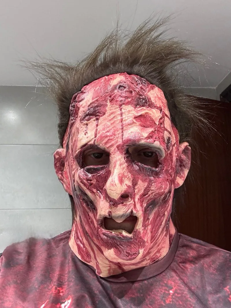Máscara Terror Latex Realista Halloween