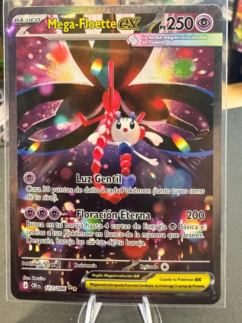 Mega-Floette EX 117/086 Pokémon Carta Esp NM