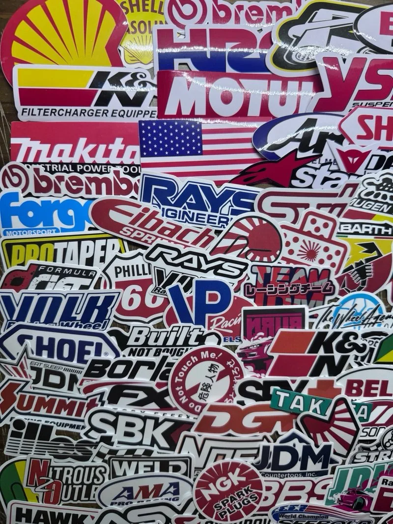 124 Pegatinas Racing Coches y Motos