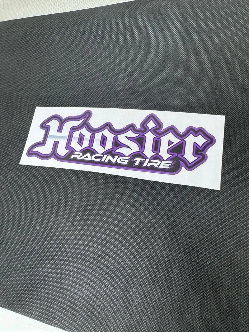 Pegatina Neumaticos Hoosier racing de 21 cm