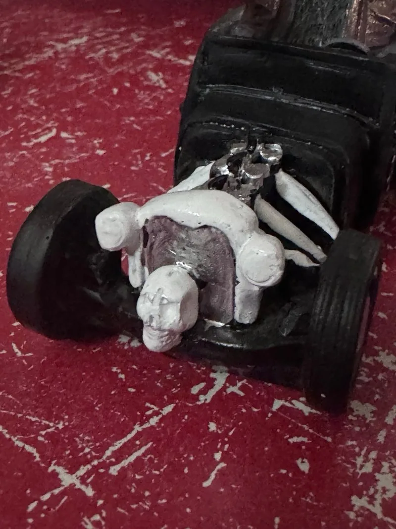 Figura de resina Rat fink Rat rod Ed roth Raton