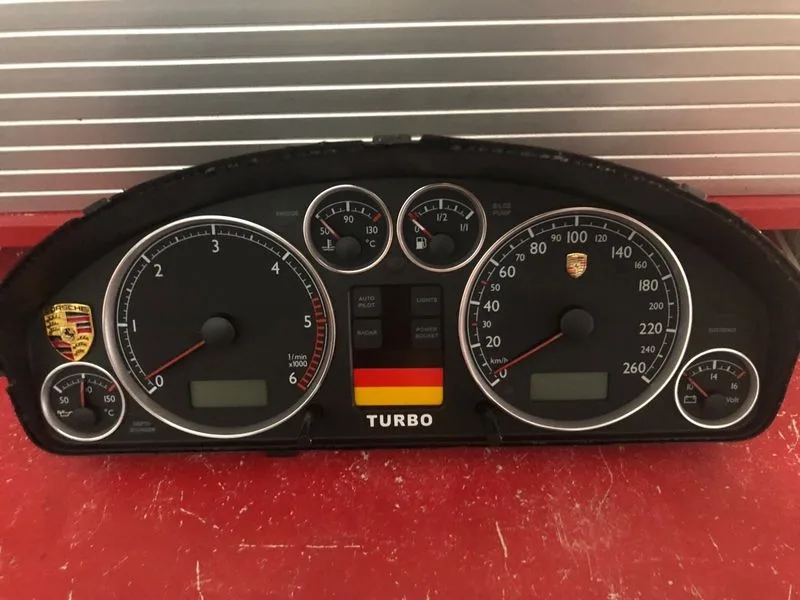 Panel velocímetro tematizado Porsche turbo