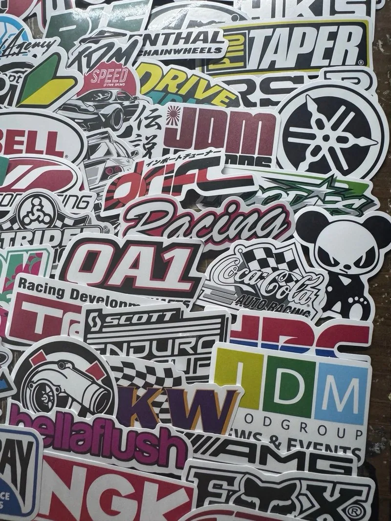 124 Pegatinas Racing Coches y Motos