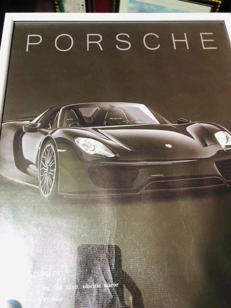 Lienzo Enmarcado Porsche 918 Spyder