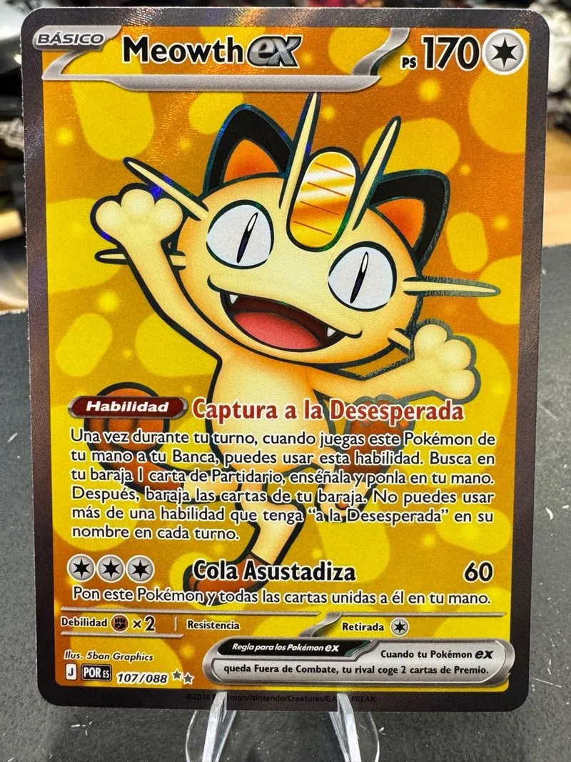 Meowth EX 107/088 Equilibrio Perfecto Pokemon