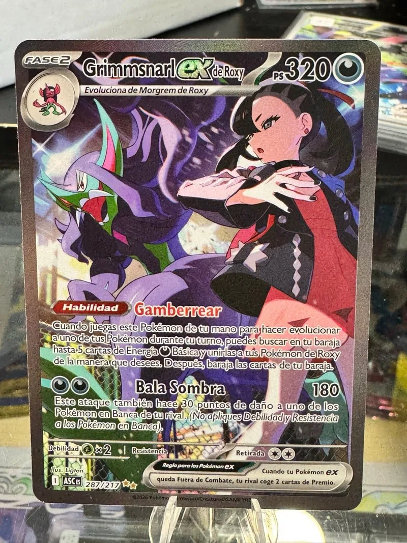 Grimmsnarl ex 287/217 Pokemon 🇪🇸