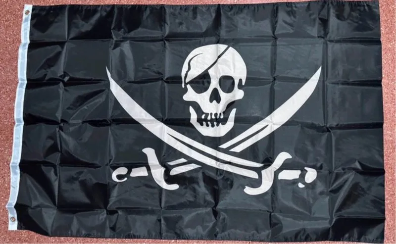 Bandera Pirata Nylon 150x90
