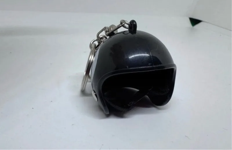 Llavero Casco Moto Custom Bola 8