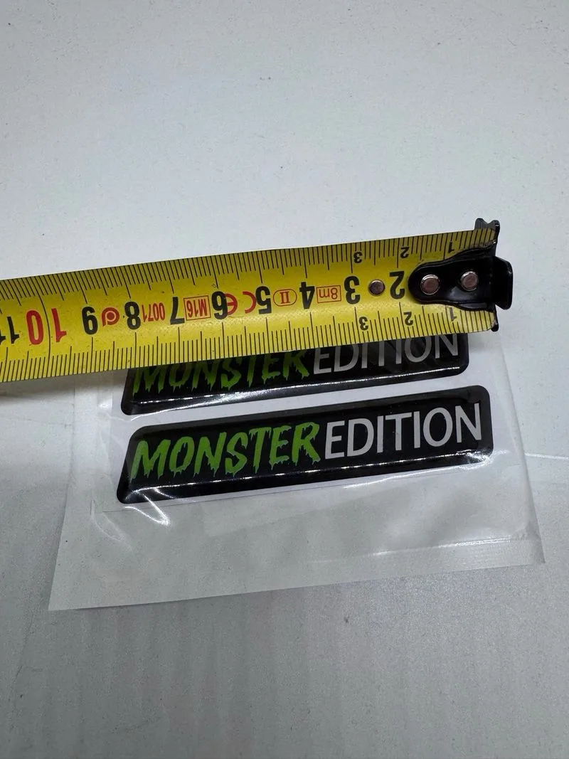 2 Pegatinas engomadas 3d Monster Edition