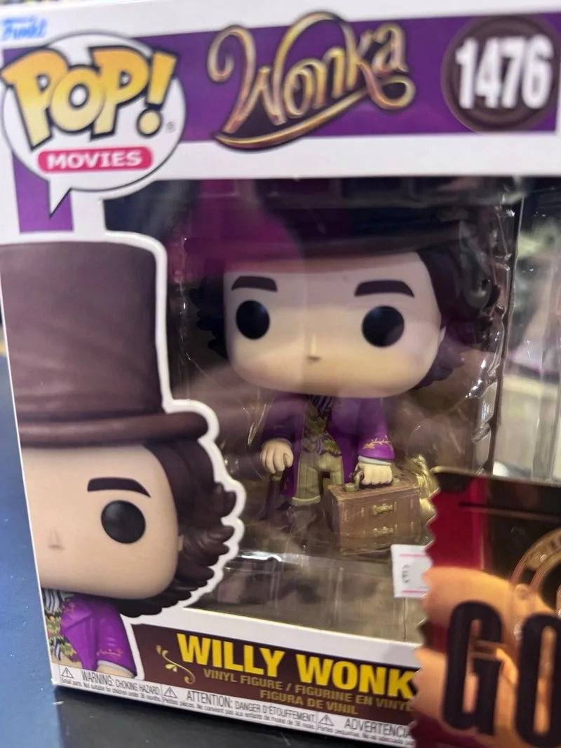 Funko Pop! Willy Wonka + Ticket Dorado