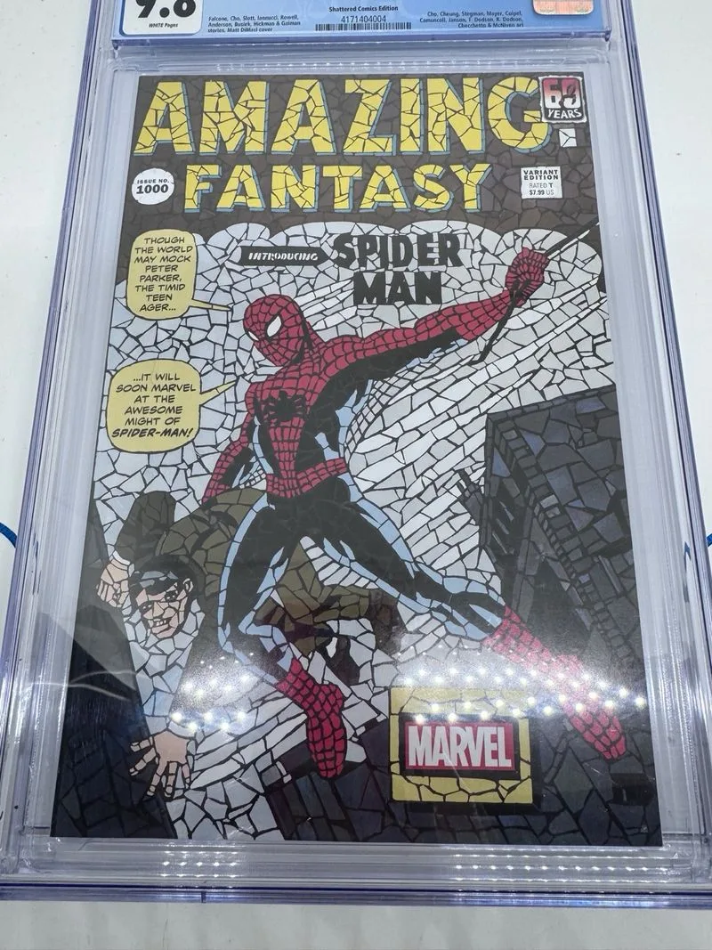 Amazing Fantasy #1000 Cgc 9.8 Spiderman