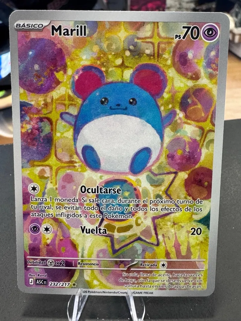 Marill 232/217 Pokémon Ilustracion Rara Ascended