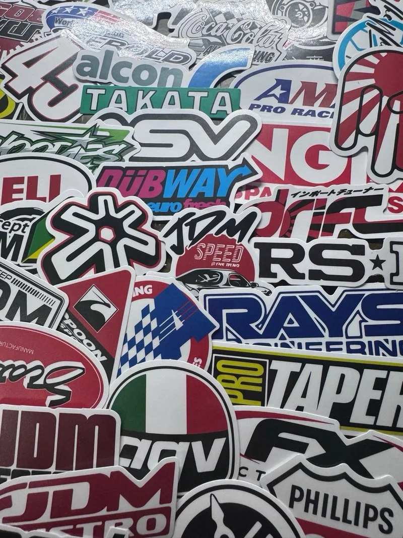 120 Pegatinas Racing Coches y Motos