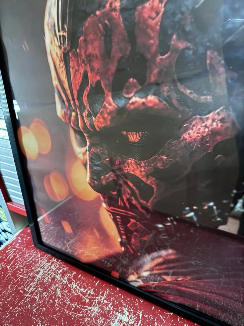 Star Wars Darth Maul poster de 50x40 enmarcado
