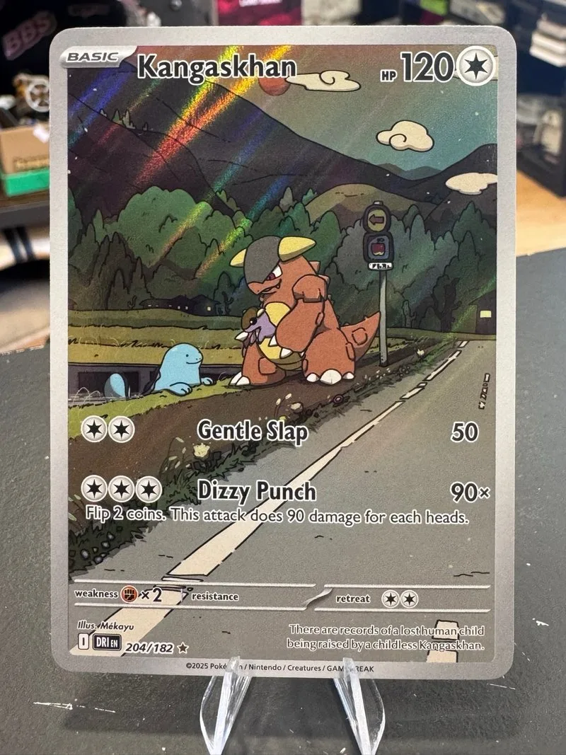 Kangaskhan 204/182 Esp Pokémon Ilustración Rara