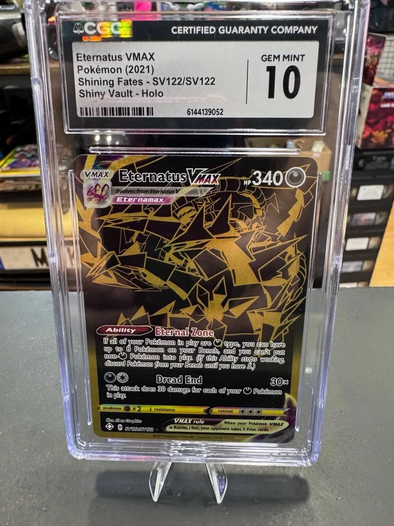 Eternatus VMAX SV122 CGC 10 Shiny Vault Holo