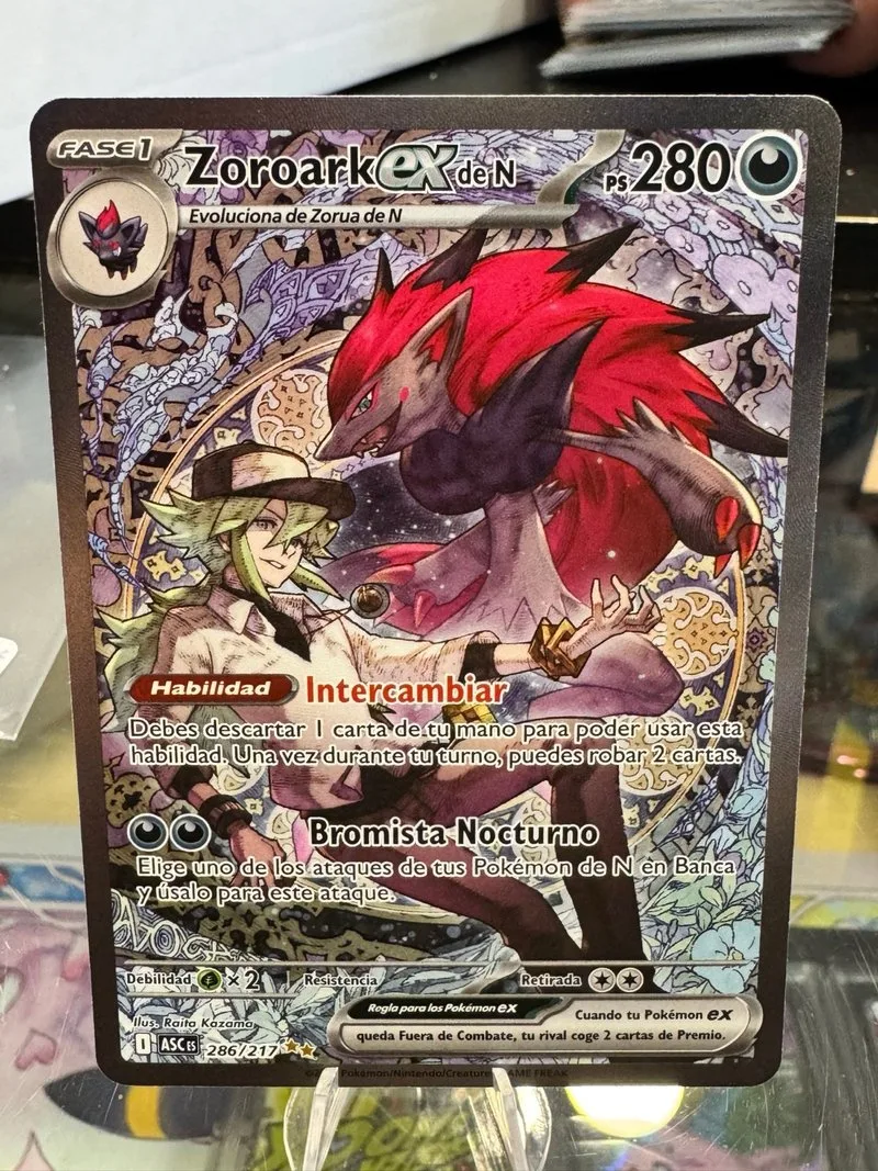 Zoroark ex de N 286/217 Pokemon 🇪🇸