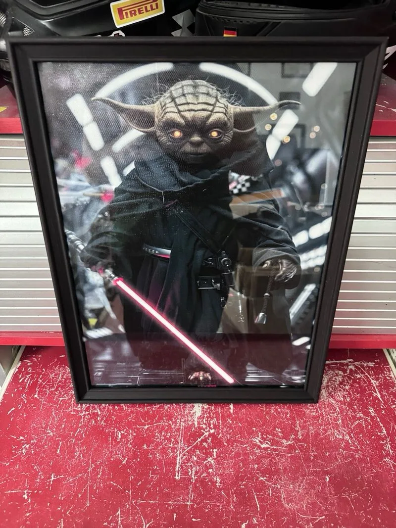 Star Wars Maestro Yoda Art Work lienzo