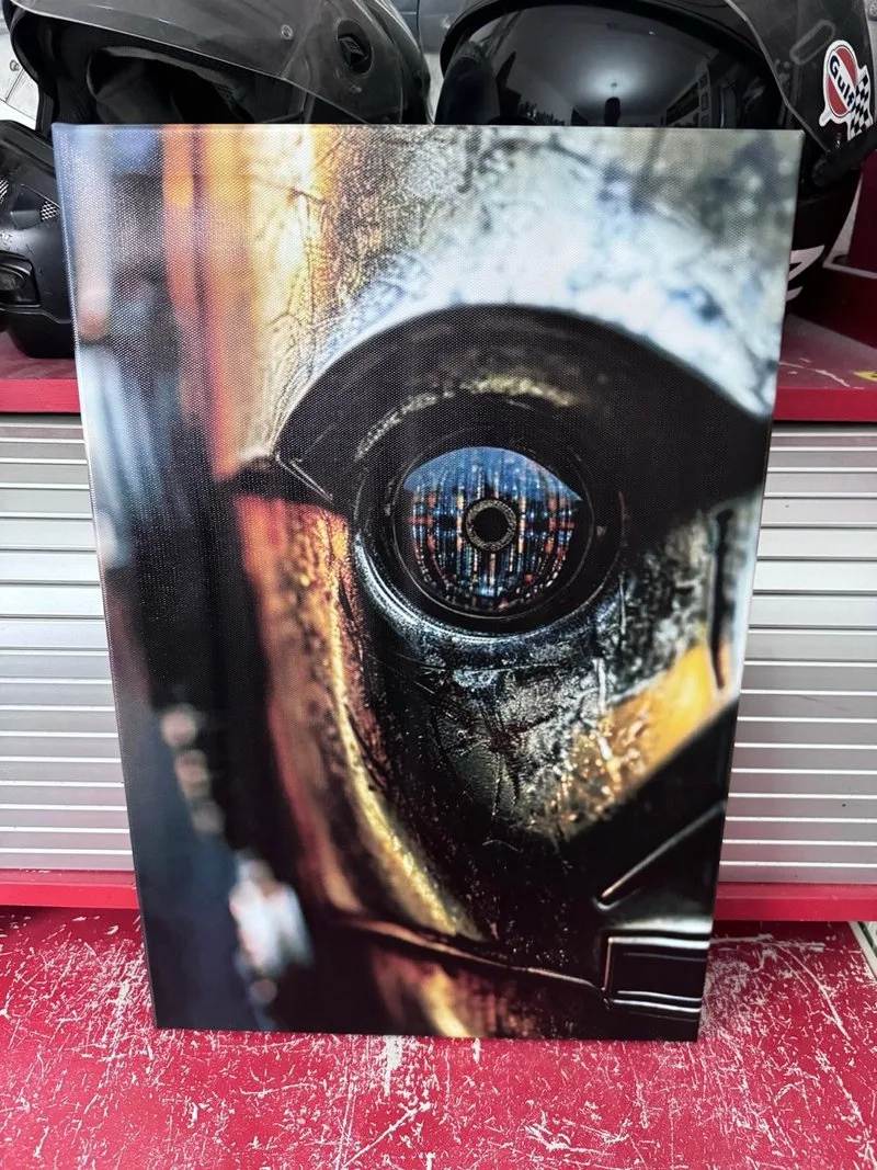 Lienzo Canvas Star Wars C-3PO marco de madera