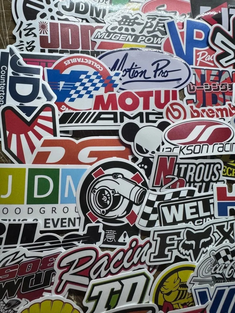 120 Pegatinas Racing Coches y Motos