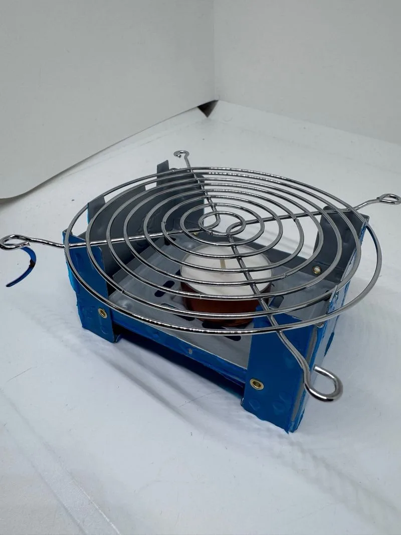 Parrilla portátil plegable para velas