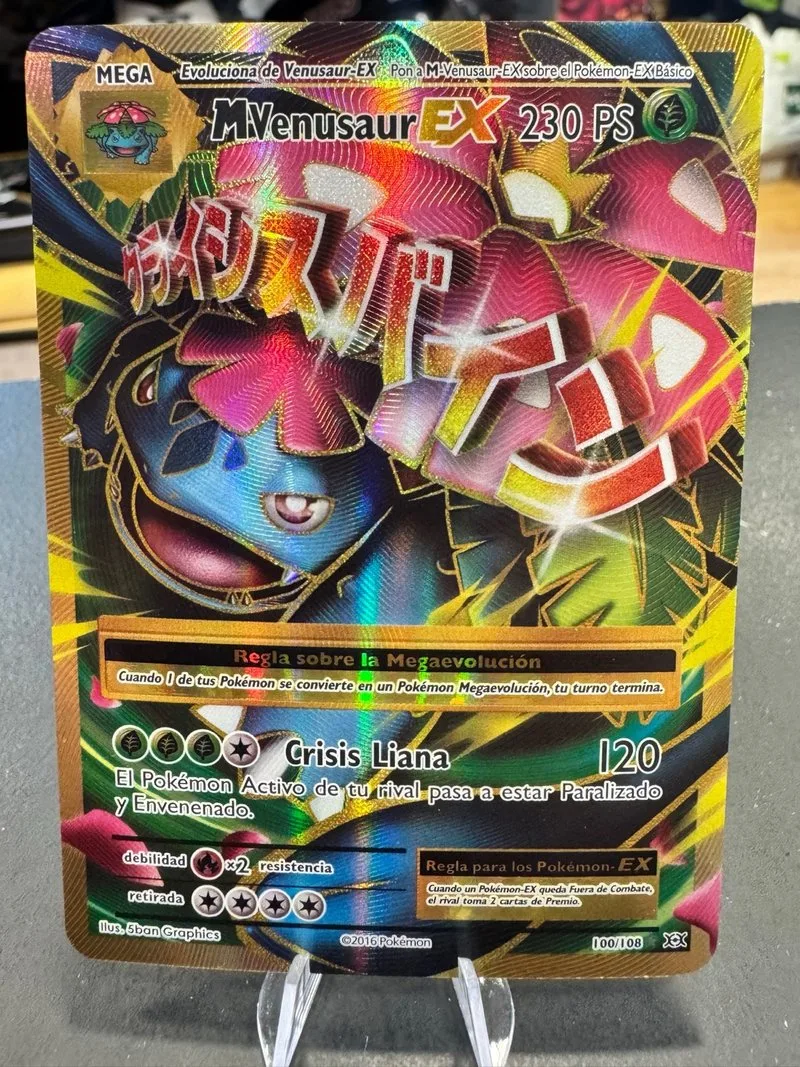 Carta Pokémon M Venusaur EX 100/108