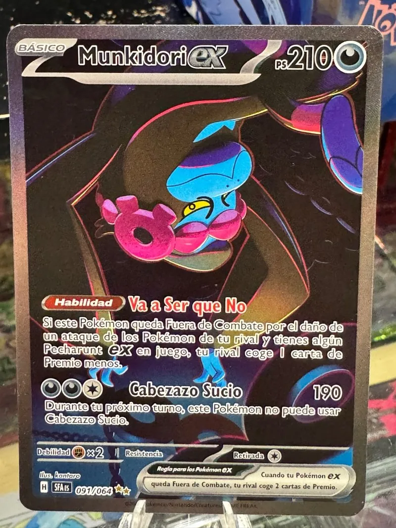Munkidori Ex 091/064 Pokemon 🇪🇸