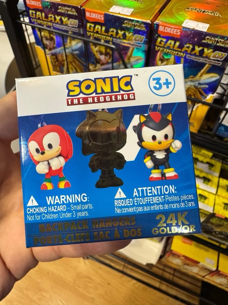 Colgante Sonic para mochilas modelos aleatorios