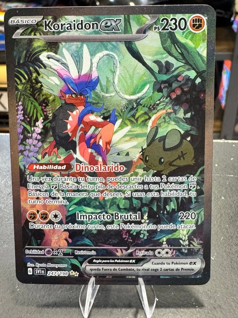 Koraidon EX 247/198 Carta Pokémon España