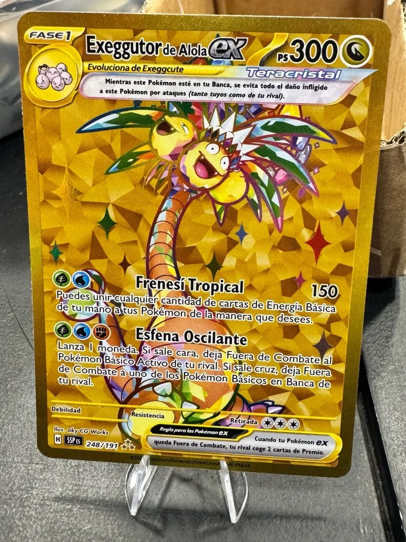 Exeggutor de Alola EX 248/191 Carta Pokémon