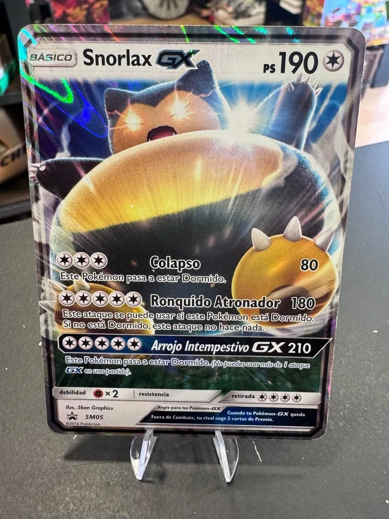 Snorlax GX SM05 Pokémon Esp