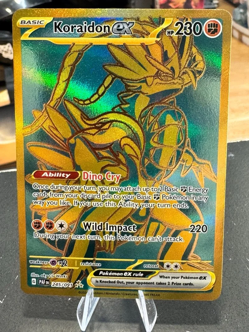 Koraidon EX 245/091 Carta Pokémon Inglesa