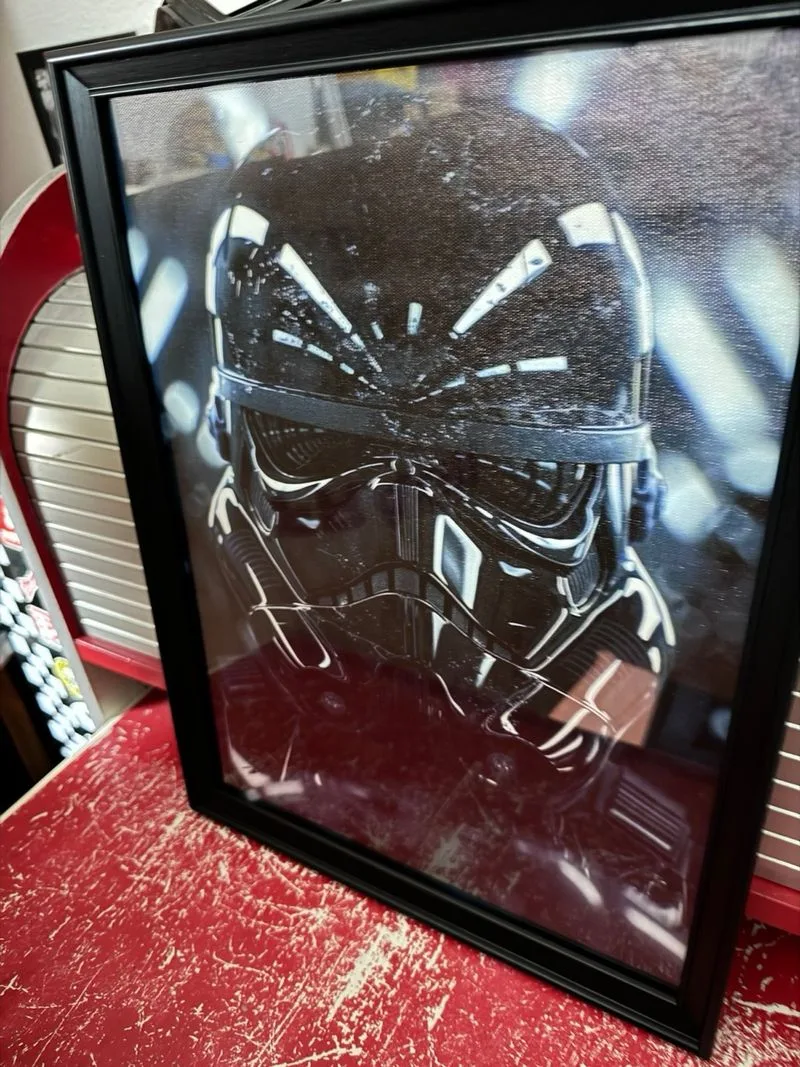 Star Wars Shadowtrooper enmarcado 30x40